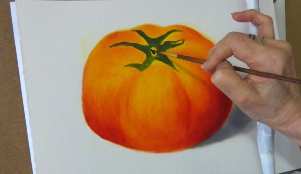 油絵 トマトの描き方～陰と影のつけかた～