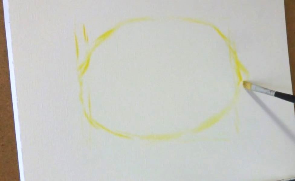油絵でレモンを描く　影色と陰色はどうやって作る？