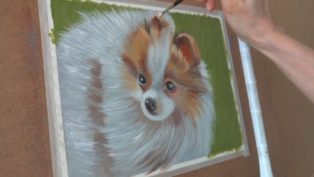 【犬の描き方】油絵で犬を描く～初心者必見７つのステップ～　