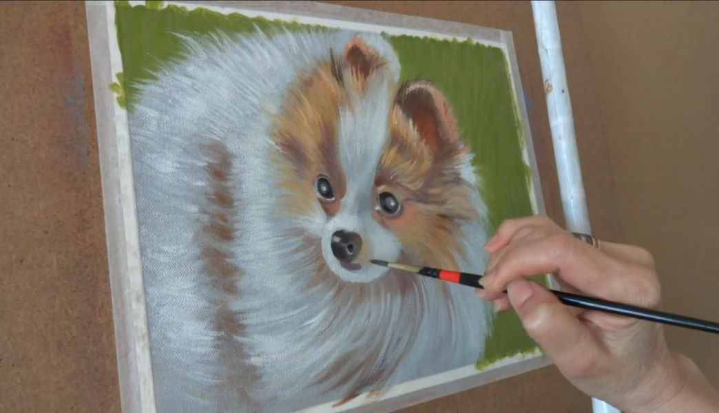 犬の描き方】油絵で犬を描く～初心者必見7つのステップ 